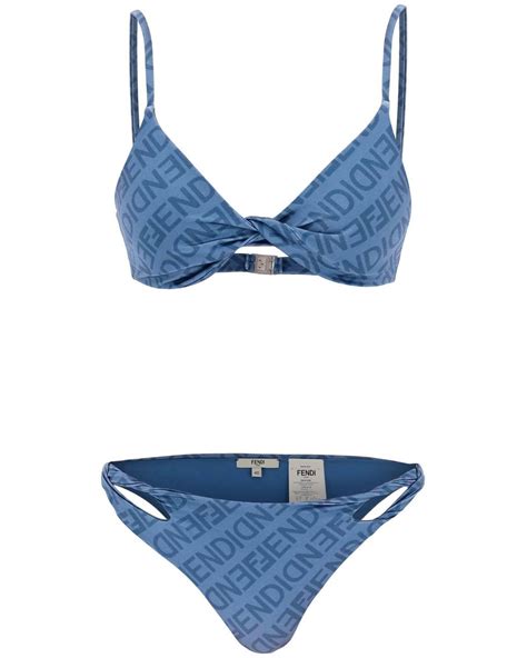 fendi top blue|fendi bikini top.